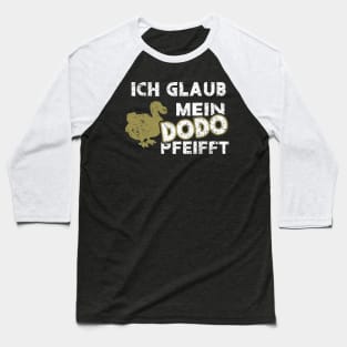 Dodo Vogel flugunfähig lustiges Design Frauen Baseball T-Shirt